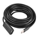Kabel UGREEN US121 USB-A-USB-A 5m aktywny (czarny)