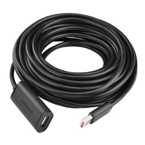 Kabel UGREEN US121 USB-A-USB-A 5m aktywny (czarny)