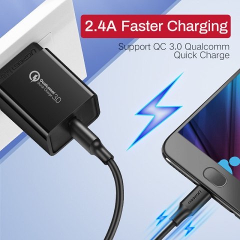 Kabel UGREEN US289 USB-A-micro USB 2m (biały)