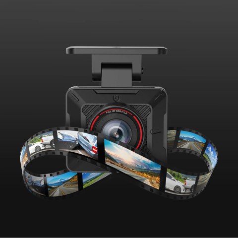 Kamera samochodowa AKEEYO P1 wideorejestrator FullHD 30fps - czarna