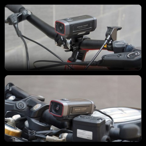 Kamera sportowa AKEEYO 710 Lite wideorejestrator na kierownicę na rower motocykl - czarna