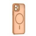 Nakładka Mag Matt do iPhone 12 6,1" brązowa camera protection