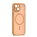 Nakładka Mag Matt do iPhone 13 6,1" brązowa camera protection