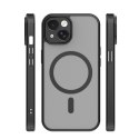 Nakładka Mag Matt do iPhone 15 6,1" czarna camera protection