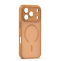 Nakładka Mag Matt do iPhone 17 Pro 6,3" / 18 Pro 6,3" brązowa camera protection