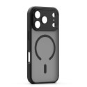 Nakładka Mag Matt do iPhone 17 Pro 6,3" / 18 Pro 6,3" czarna camera protection