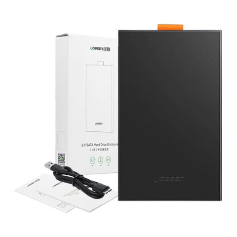 Obudowa dysku UGREEN CM237 2,5" SATA (czarna)