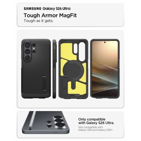 Spigen nakładka Tough Armor Mag Magsafe do Samsung Galaxy S26 Ultra czarna