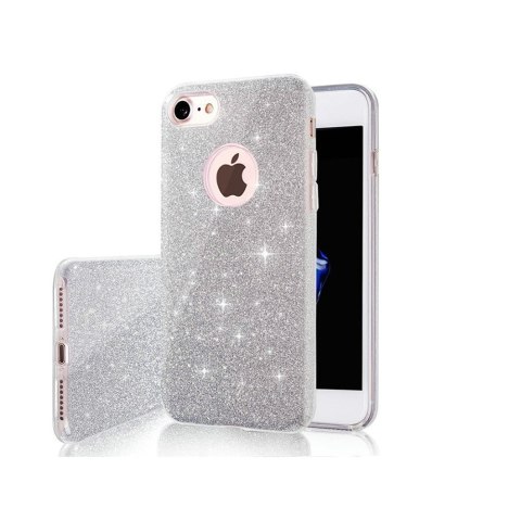 Nakładka Glitter 3w1 do Samsung Galaxy A57 5G srebrna
