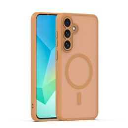 Nakładka Mag Matt do Samsung Galaxy S26 Plus brązowa big hole
