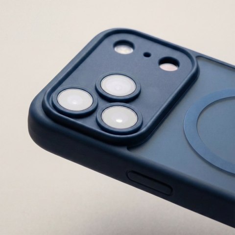 Nakładka Mag Matt do iPhone 11 ciemnoniebieska camera protection