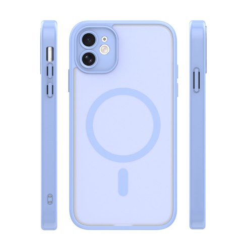 Nakładka Mag Matt do iPhone 11 jasnoniebieska camera protection
