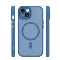 Nakładka Mag Matt do iPhone 15 6,1" ciemnoniebieska camera protection