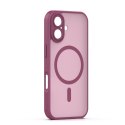 Nakładka Mag Matt do iPhone 16 6,1" bordowa camera protection