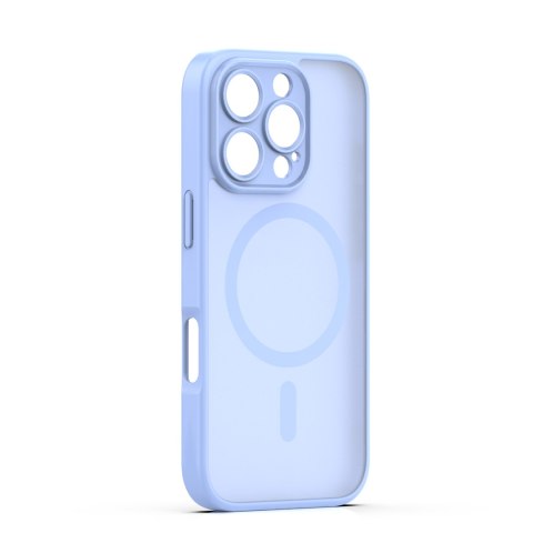 Nakładka Mag Matt do iPhone 16 Pro 6,3" jasnoniebieska camera protection