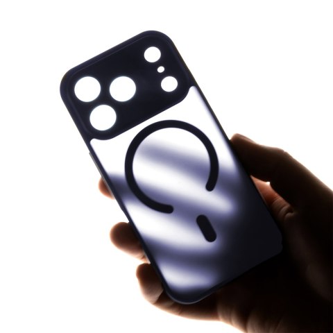 Nakładka Mag Matt do iPhone 16 Pro 6,3" jasnoniebieska camera protection