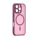 Nakładka Mag Matt do iPhone 16 Pro Max 6,9" bordowa camera protection