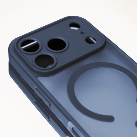 Nakładka Mag Matt do iPhone 16 Pro Max 6,9" ciemnoniebieska camera protection