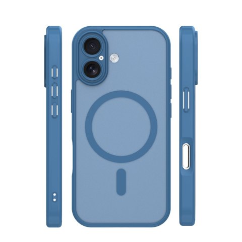 Nakładka Mag Matt do iPhone 17 6,3" / 18 6,3" ciemnoniebieska camera protection