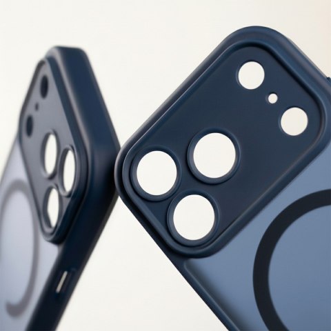 Nakładka Mag Matt do iPhone 17 6,3" / 18 6,3" ciemnoniebieska camera protection