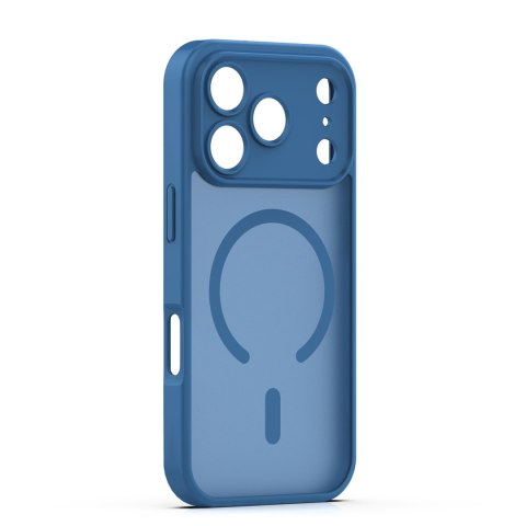 Nakładka Mag Matt do iPhone 17 Pro 6,3" / 18 Pro 6,3" ciemnoniebieska camera protection