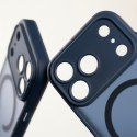 Nakładka Mag Matt do iPhone 17 Pro 6,3" / 18 Pro 6,3" ciemnoniebieska camera protection