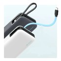 Powerbank Cuktech CUKP200NGLLG 55W 20000mAh z wbudowanym kablem USB-C - biały