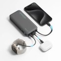 Powerbank Cuktech CUKP200NGLLG 55W 20000mAh z wbudowanym kablem USB-C - biały