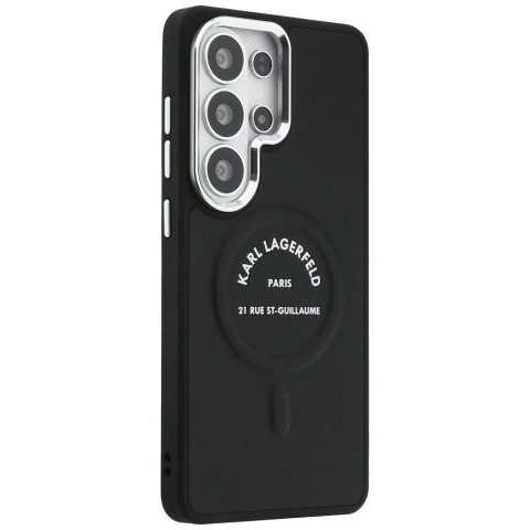 Etui Karl Lagerfeld Embossed Ring RSG Logo MagSafe na Samsung Galaxy S26 Ultra - czarne