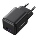 Ładowarka sieciowa Ugreen X518 USB, GaN, 18W (czarna)