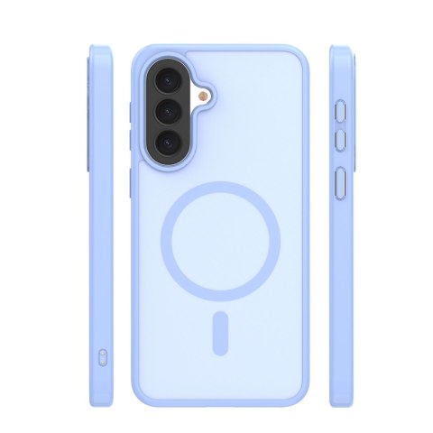 Nakładka Mag Matt do Samsung Galaxy A37 5G jasnoniebieska big hole