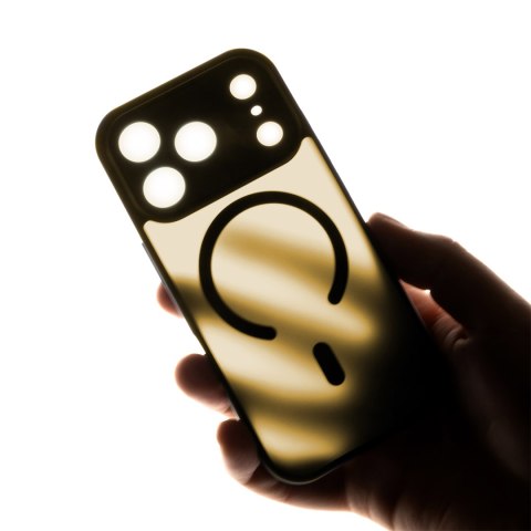 Nakładka Mag Matt do Samsung Galaxy A57 brązowa big hole