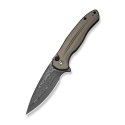 CIVIVI Kitefin Button Lock Damast Grey Nóż EDC Flipper Aluminium