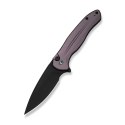 CIVIVI Kitefin Button Lock Purple Nóż EDC Flipper Aluminium