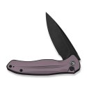 CIVIVI Kitefin Button Lock Purple Nóż EDC Flipper Aluminium
