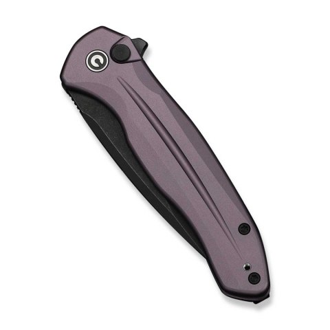 CIVIVI Kitefin Button Lock Purple Nóż EDC Flipper Aluminium