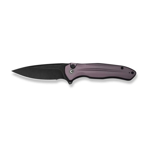 CIVIVI Kitefin Button Lock Purple Nóż EDC Flipper Aluminium