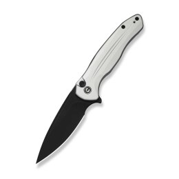 CIVIVI Kitefin Button Lock Silver Nóż EDC 14C28N Flipper