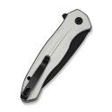 CIVIVI Kitefin Button Lock Silver Nóż EDC 14C28N Flipper