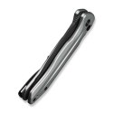 CIVIVI Kitefin Button Lock Silver Nóż EDC 14C28N Flipper