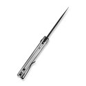 CIVIVI Kitefin Button Lock Silver Nóż EDC 14C28N Flipper