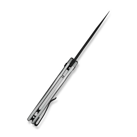 CIVIVI Kitefin Button Lock Silver Nóż EDC 14C28N Flipper