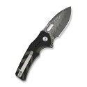 CIVIVI Vexron Damast Nóż EDC Button Lock G10 Black Green