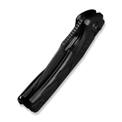 CIVIVI Vexron All Black Nóż EDC Button Lock 14C28N G10