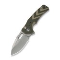 CIVIVI Vexron G10 Green Tan Nóż EDC Button Lock 14C28N