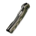 CIVIVI Vexron G10 Green Tan Nóż EDC Button Lock 14C28N