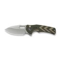 CIVIVI Vexron G10 Green Tan Nóż EDC Button Lock 14C28N