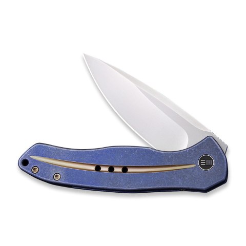 WE Knife Kitefin Blue Titanium Nóż EDC S35VN Frame Lock