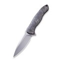 WE Knife Kitefin Carbon Fiber Marble Nóż EDC S35VN Frame Lock