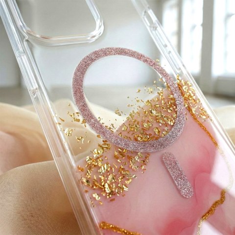 Nakładka Epoxy Mag do Samsung Galaxy S25 FE różowa